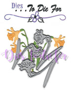 Load image into Gallery viewer, Dies ... to die for metal cutting die - Daffodils Spring Flower