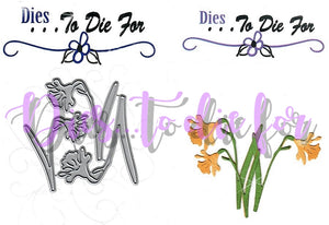 Dies ... to die for metal cutting die - Daffodils Spring Flower