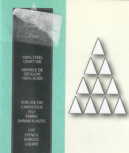 Memory Box / Poppy stamps metal cutting die - Folding Tree