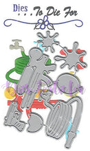 Load image into Gallery viewer, Dies ... to die for metal cutting die -  Squirt Guns and water fun - Balloons Hose