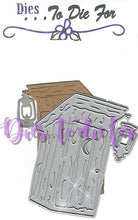 Load image into Gallery viewer, Dies ... to die for metal cutting die - Outhouse and lantern