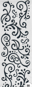 Shapes - Momenta Dimensional - Puffy word stickers - Flourish in back glitter