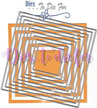 Load image into Gallery viewer, Dies ... to die for metal cutting die - Basic Square nesting 6&quot; set