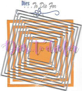 Dies ... to die for metal cutting die - Basic Square nesting 6" set