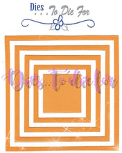 Load image into Gallery viewer, Dies ... to die for metal cutting die - Basic Square nesting 6&quot; set