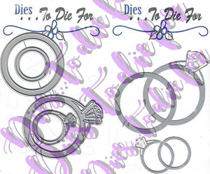 Dies ... to die for metal cutting die - Wedding ring set