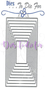 Dies ... to die for metal cutting die slimline - Basic long Rectangles dies