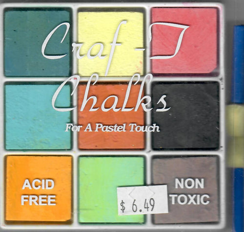 Craf-T Chalks set - Butterfly kisses with Glitter
