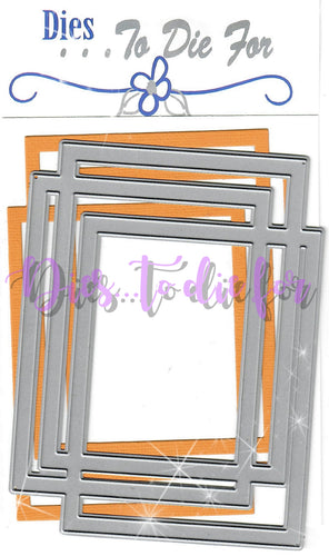 Dies ... to die for metal cutting die - Random Rectangle Frame