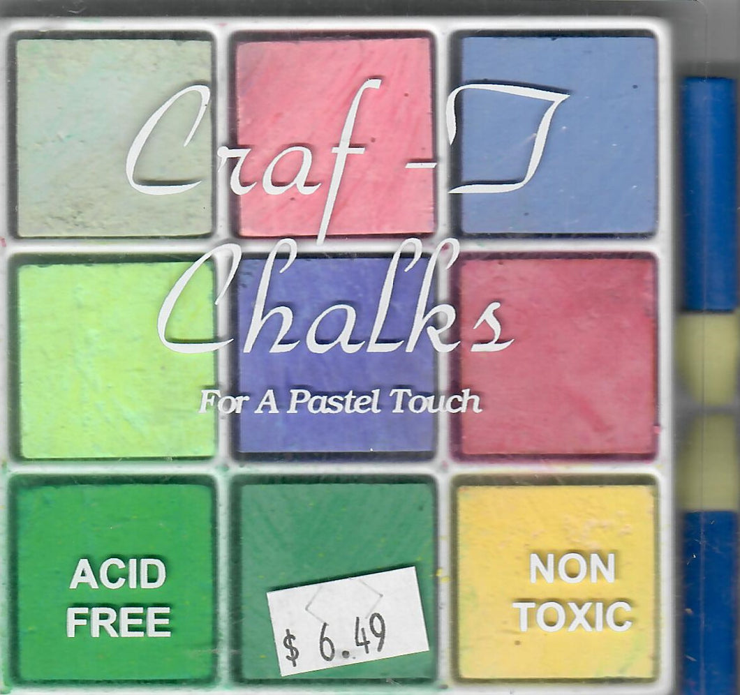 Craf-T Chalks set - Garden Blooms