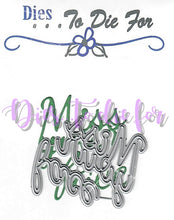 Load image into Gallery viewer, Dies ... to die for metal cutting die - Miss Your Face word