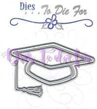 Load image into Gallery viewer, Dies ... to die for metal cutting die - Grad cap large layering - Graduation