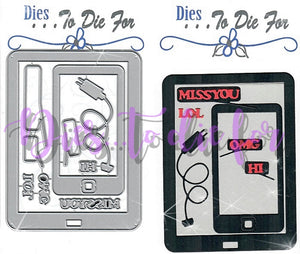 Dies ... to die for metal cutting die - Smart Phone and Tablet, Charger, speech bubbles