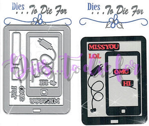 Dies ... to die for metal cutting die - Smart Phone and Tablet, Charger, speech bubbles