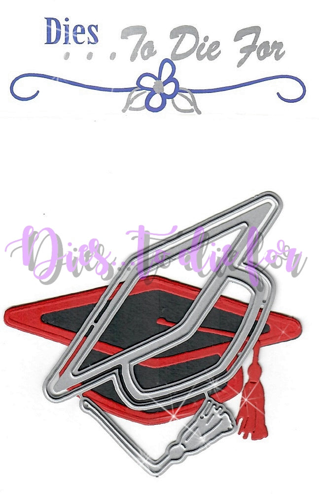 Dies ... to die for metal cutting die - Grad cap large layering - Graduation