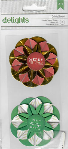 Christmas - AC Dimensional stickers - Twinklemint Happy Merry Christmas