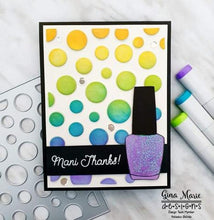Load image into Gallery viewer, Gina Marie Metal cutting die - polka dot background plate
