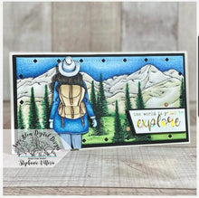 Load image into Gallery viewer, Gina Marie Metal cutting die -  mini Slimline Tribal stitched die set
