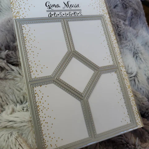 Gina Marie Metal cutting die - A2 Quilted Panel