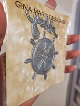 Load image into Gallery viewer, Gina Marie Metal cutting die - Ahoy and ship wheel