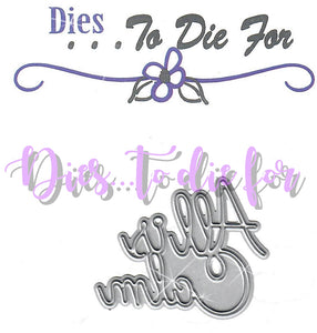 Dies ... to die for metal cutting die - All is calm word