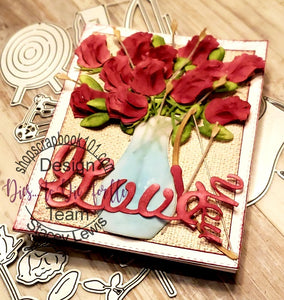 Dies ... to die for Designer metal cutting die - Luisana Lowry Lu's stitched rectangles