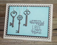 Load image into Gallery viewer, Gina Marie Metal cutting die - Antique key set of 3