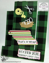 Load image into Gallery viewer, Dies ... to die for metal cutting die - Wrapping paper set - Holidays or Party