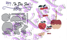 Load image into Gallery viewer, Dies ... to die for metal cutting die - Apples - Caramel and core