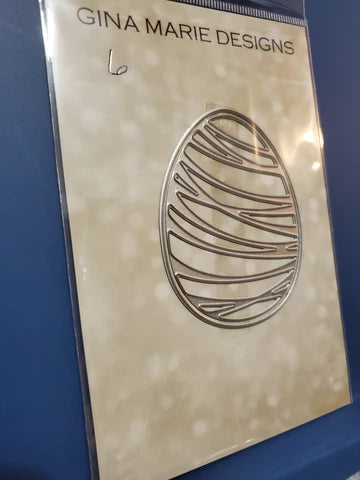 Gina Marie Metal cutting die - Artistic Easter Egg