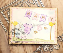 Load image into Gallery viewer, Dies ... to die for metal cutting die - Ruffle edge fabric rectangle