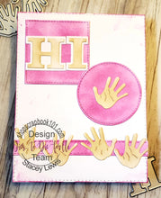 Load image into Gallery viewer, Dies ... to die for metal cutting die - Hannah&#39;s Varsity Font with Shadow