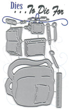 Load image into Gallery viewer, Dies ... to die for metal cutting die - Backpack and School supplies