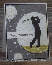 Load image into Gallery viewer, Gina Marie Metal cutting die - Back swing golfer
