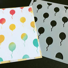 Load image into Gallery viewer, Gina Marie stencil 6x6 - Balloons