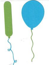 Load image into Gallery viewer, Dies ... to die for metal cutting die - Birthday Balloons X - large