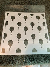 Load image into Gallery viewer, Gina Marie stencil 6x6 - Balloons