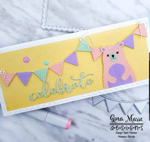 Gina Marie Metal cutting die - banners and bows