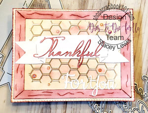 Dies ... to die for metal cutting die - Chicken wire and wood frame background