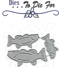 Load image into Gallery viewer, Dies ... to die for metal cutting die - Fish - Bass