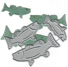 Load image into Gallery viewer, Dies ... to die for metal cutting die - Fish - Bass