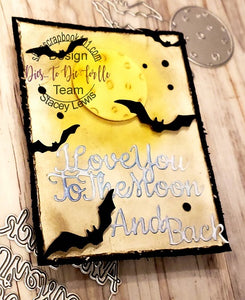 Dies ... to die for metal cutting die - Bats and Moon