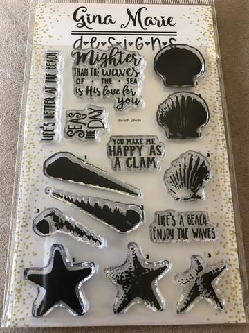 Gina Marie Clear stamp set - Beach layered