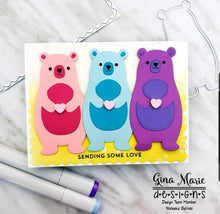 Load image into Gallery viewer, Gina Marie Metal cutting die - Bear in woods