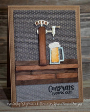 Load image into Gallery viewer, Gina Marie Metal cutting die - Beer tap and mug