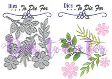 Load image into Gallery viewer, Dies ... to die for Designer kit of the Month - Bette Manning July Flowers and greenery kit