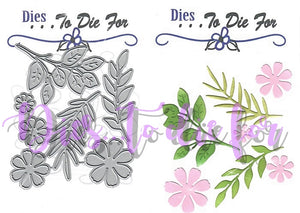 Dies ... to die for Designer kit of the Month - Bette Manning July Flowers and greenery kit