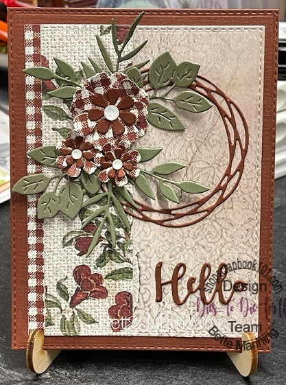 Dies ... to die for Designer kit of the Month - Bette Manning July Flowers and greenery kit