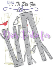 Load image into Gallery viewer, Dies ... to die for metal cutting die - Birch Tree set with Birds