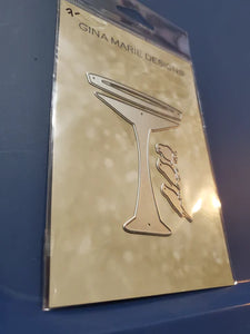 Gina Marie Metal cutting die - Bird Bath